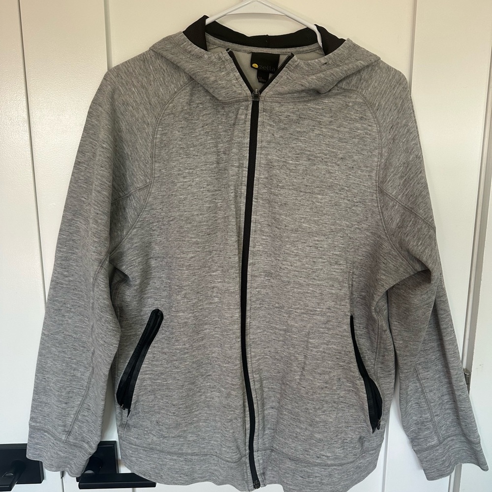 Zella Light Gray Hoodie Jacket